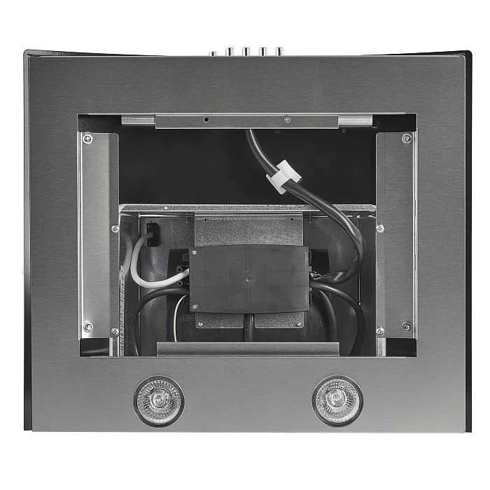 SABRINA 600 inox/glass push button