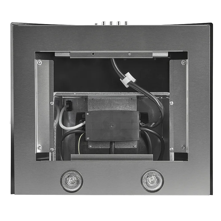 SABRINA 600 inox/glass push button