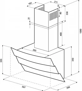 INGA 900 black push button
