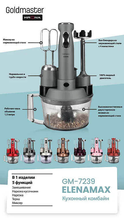 Elena Max Anthracite 5-in-1