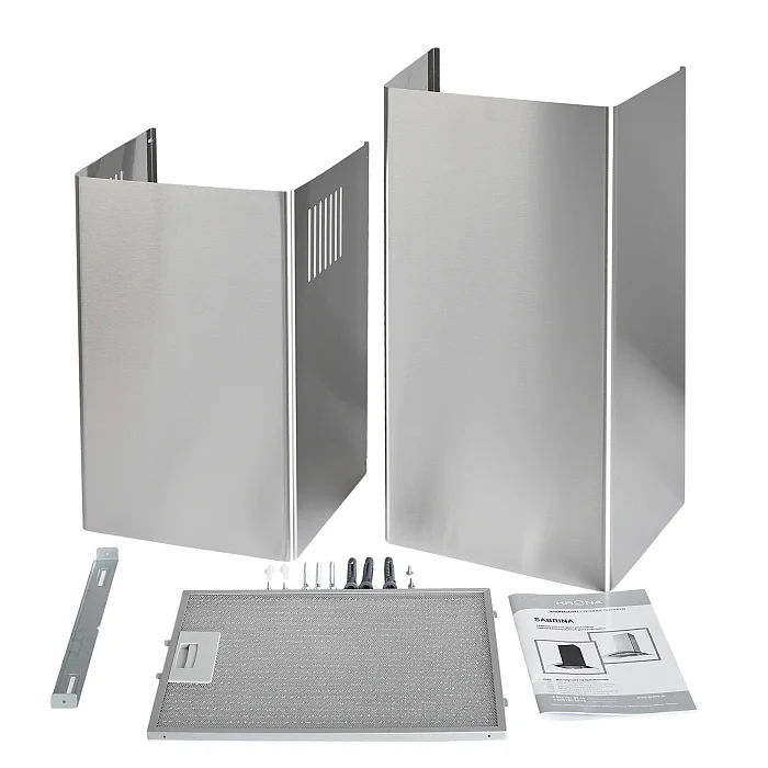 SABRINA 600 inox/glass push button