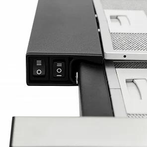 Kamilla slim 600 black/inox (1 мотор)